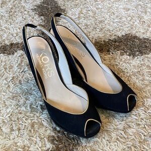 Michael Kors Slingback Peep Toe heels
